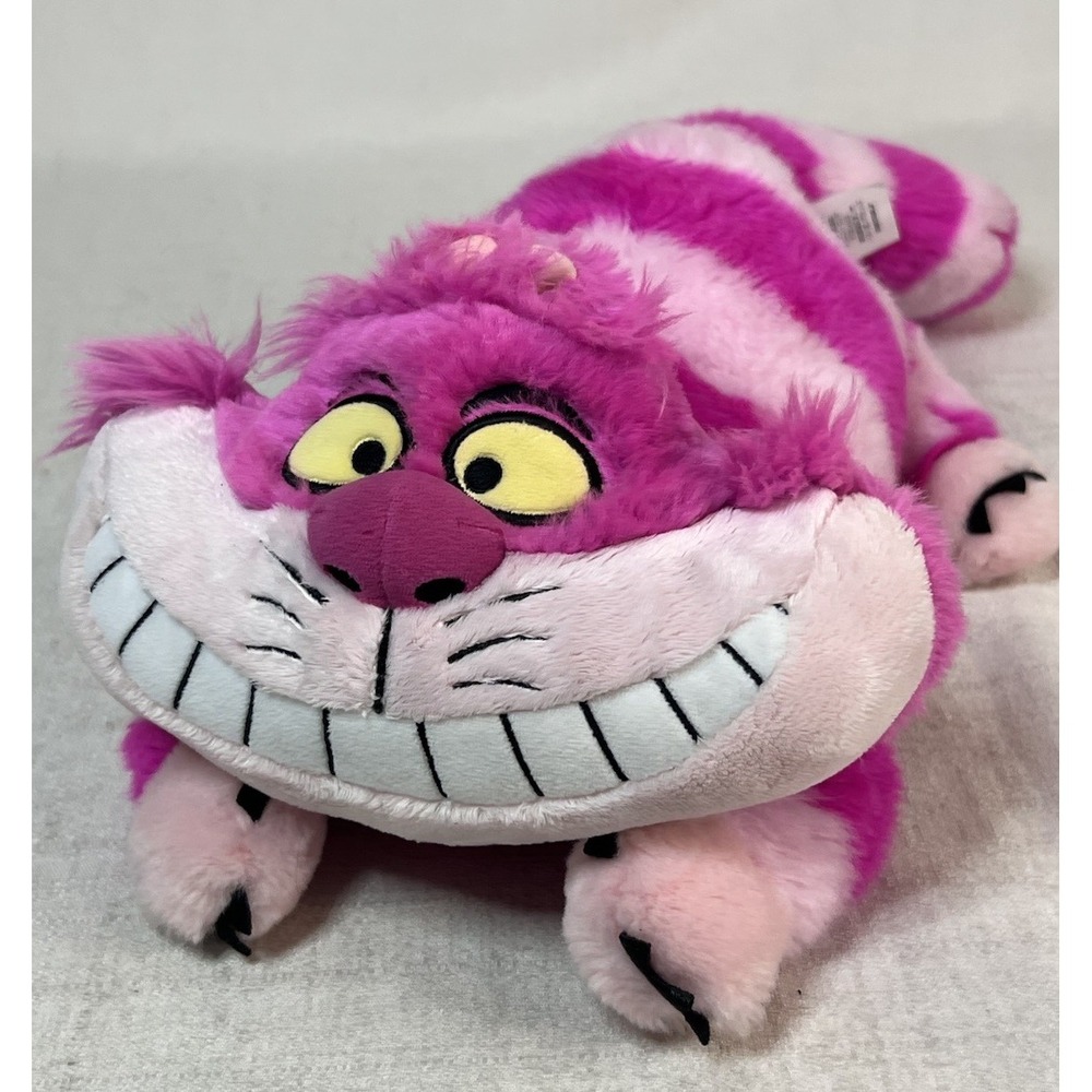 Disney Store Exclusive Alice in Wonderland Cheshire Cat Plush Stuffed Animal 18"